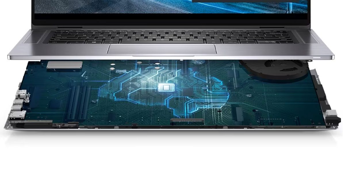 بخش سخت افزاری لپتاپ دل